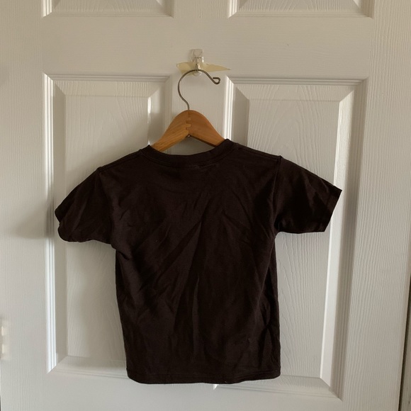 Gildan Brown Short Sleeve Unisex T-shirt Size 5T - Picture 4 of 4
